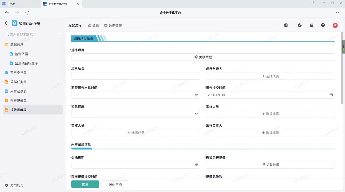 业务表单